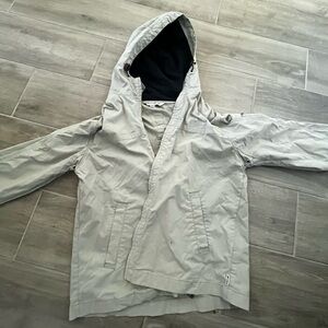 White snowboard jacket